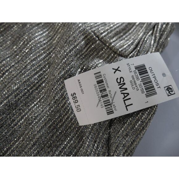 I.N.C. INTERNATIONAL CONCEPTS Women's Metallic Wide Leg High Rise Pull-On Pants - Picture 7 of 9